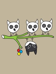 Owl Area, art vector design