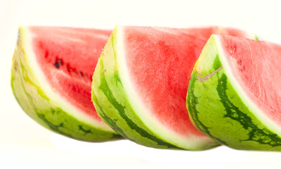 Closeup of watermelon slices