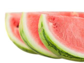 Closeup of watermelon slices
