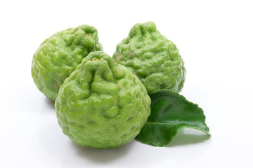 Aroma therapy / Bergamot on white