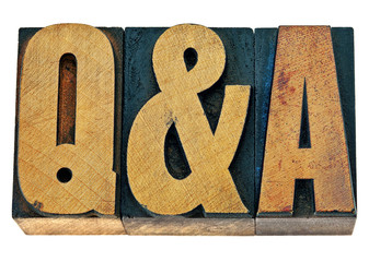 questions and answers - Q&A in wood type