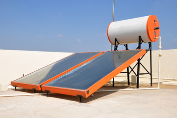 Solar Water Heater in Bangalore, India.