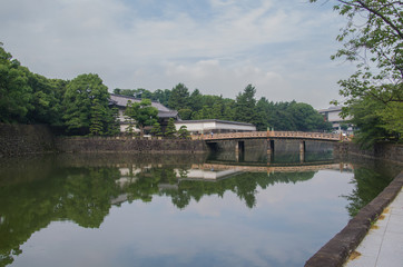 Fototapeta na wymiar 皇居、平川門橋と平川門