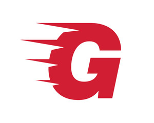 moving logo letter g
