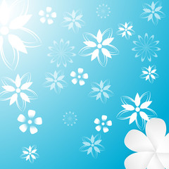 Fototapeta na wymiar floral vector background. wedding invitation card