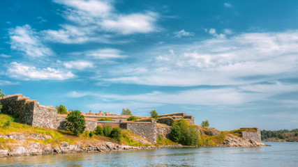 Historic Suomenlinna, Sveaborg Maritime Fortress In Helsinki, Fi