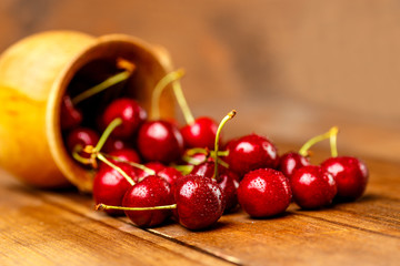 Fresh cherries