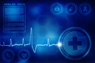 Abstract medical background