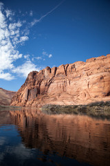 Fototapeta na wymiar Pack Rafting Glen Canyon, Arizona