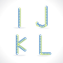 creative alphabet school education concept vector illustration