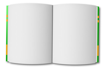 Libro 2014003
Libro aperto con pagine bianche su cui inserire eventuale testo.