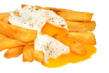 Poached Egg And Chips