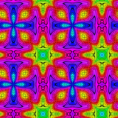 Color pattern seamless generated texture