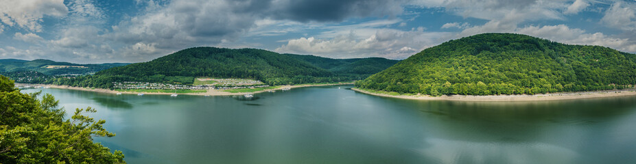 Panorama am Edersee