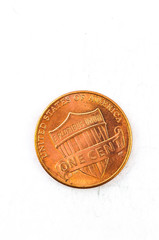 1 US Cent coin copper In god we trust
