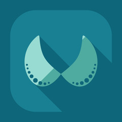 Flat modern design with shadow icon bra