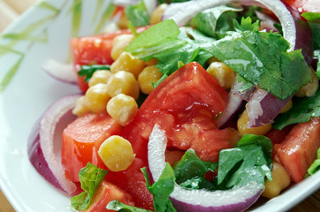 Chickpea salad Kurdish