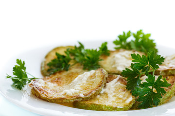 Fried zucchini