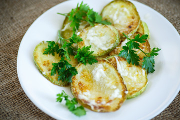 Fried zucchini