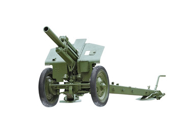 Artillery gun. The howitzer.