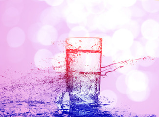 The movement of water