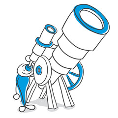 Stick Figure Series Blue