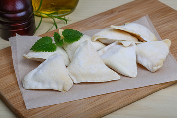 Raw potato dumplings