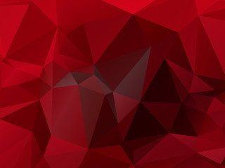 Red Background Triangular
