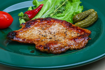 Roasted pork