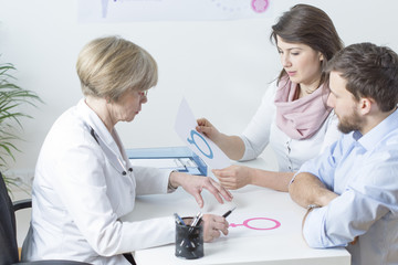 Fototapeta premium Marriage want to have a boy