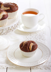 Pear and chocolate cake