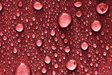 Water drops background. Blue.