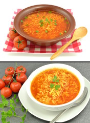 zupa pomidorowa z makaronem