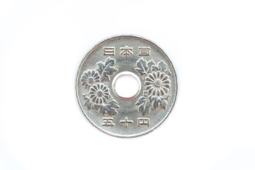 close up coin
