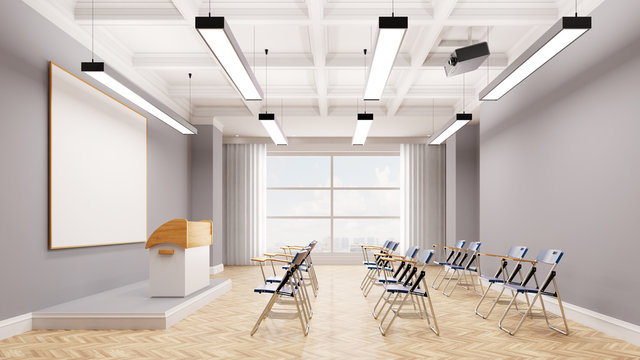 Workshop mit St&uuml;hlen in Konferenzraum