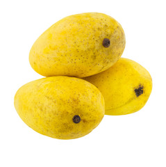 mango isolated on white with clipping path