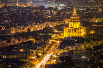 Paris, panoramic view from Montparnasse