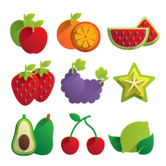 Fruit icons