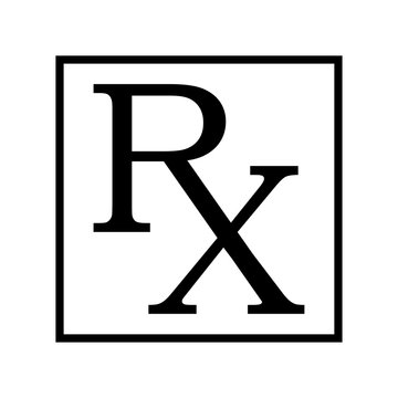 Medicine Symbol Rx Prescription