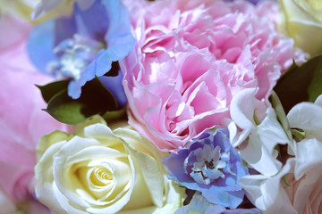 Bride’s Bouquet of Peony and Roses