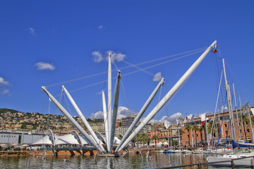 il bigo a genova struttura architettonica in liguria italia da visitare per turismo