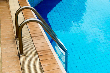 Obraz premium Swimming pool ladder