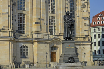 Denkmal Martin Luther vor der Frauenkirche, Dresden
