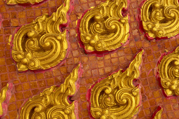 abstract golden lai-Thai