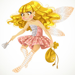 Pretty tooth fairy in pink