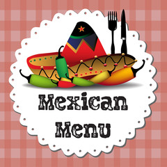 Mexican menu