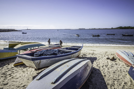 Redinha beach, Natal, RN,Brazil - fishing boats