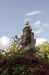 Fototapeta premium Iglesias, old part of town, Sardinia, Italy, Europe