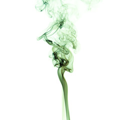 Obraz premium Movement of smoke on black background.