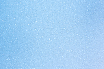 Styrofoam light blue for the background.